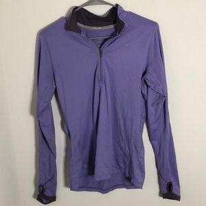 Nike purple half zip